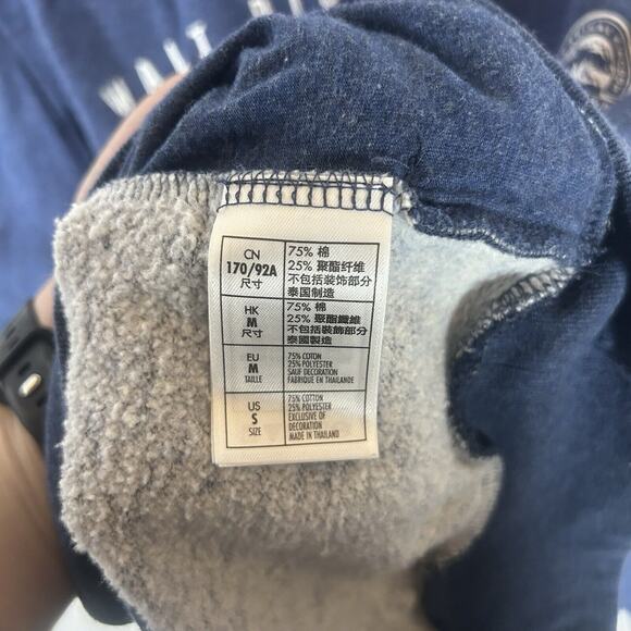 Walt Disney World Men's Small Stitch Lilo Pullover Crewneck Sweatshirt Blue L/S - Picture 4 of 10